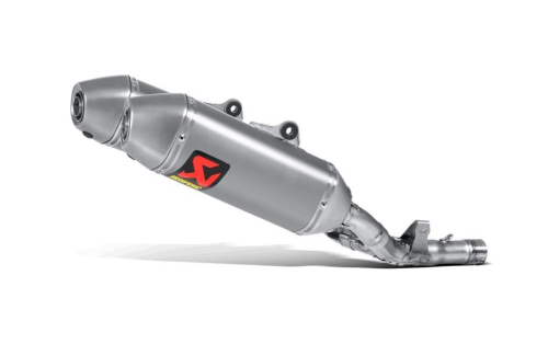 Akrapovic - Akrapovic Slip-On Line Dual Exhaust - Titanium Mufflers with Spark Arrestor - S-H2SO4-QTA