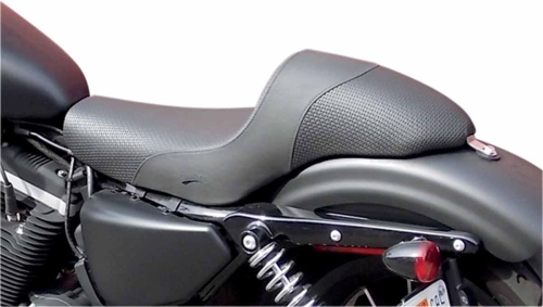 Saddlemen - Saddlemen Americano Cafe Seat - Modern - Smooth - Black - 807-11-0923