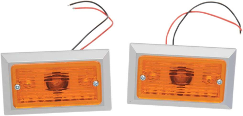 Chris Products - Chris Products Marker Lights - Dual Incandescent with Amber Lens - 0814A-2