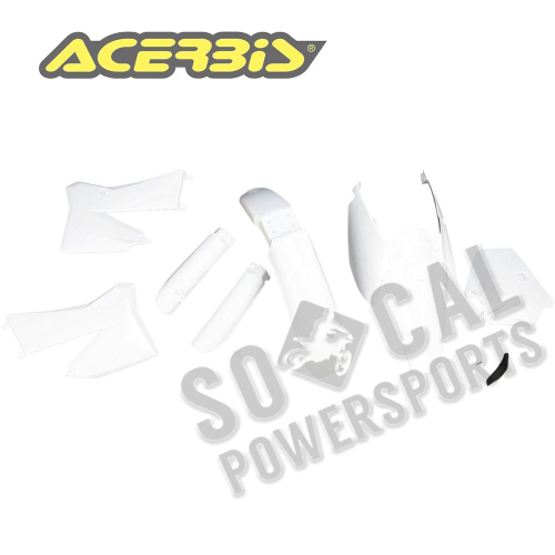 Acerbis - Acerbis Full Plastic Kit - White - 2253110002