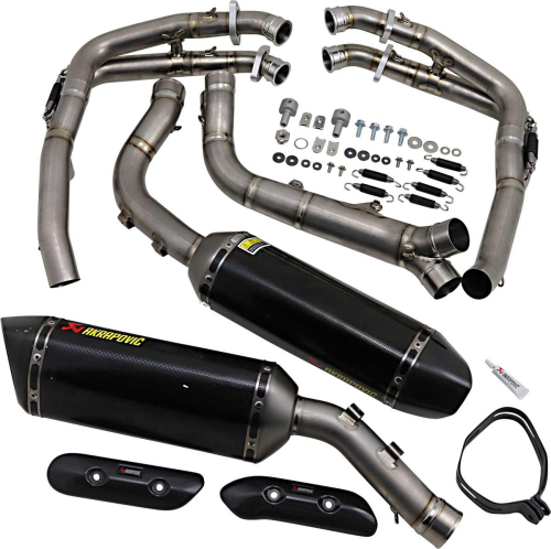 Akrapovic - Akrapovic Evolution Line Full System Dual Exhaust Kit - Carbon Fiber Mufflers - S-Y10RFT10-ZC/2