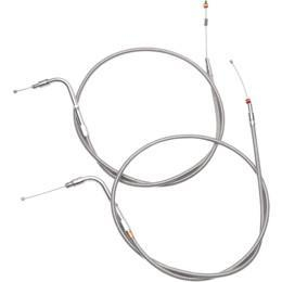 Barnett - Barnett Stainless Clear-Coated Throttle Push Cable - 102-90-40004