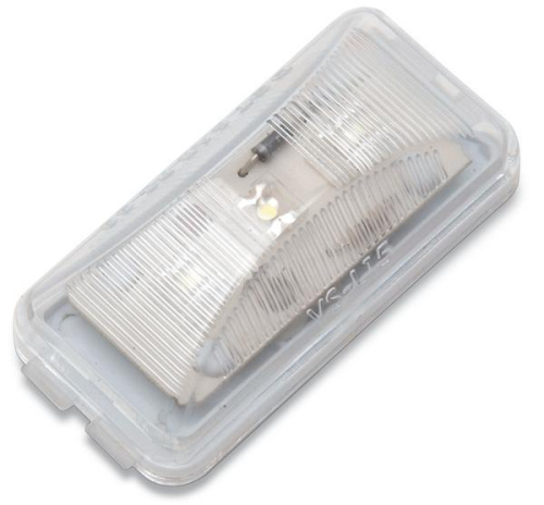 Bluhm Enterprises - Bluhm Enterprises Rectangle 3 LED Trailer Light - White - BL-TRLEDQW