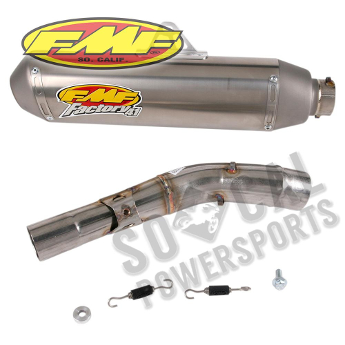 FMF Racing - FMF Racing Factory 4.1 Slip-On - Titanium - 041171