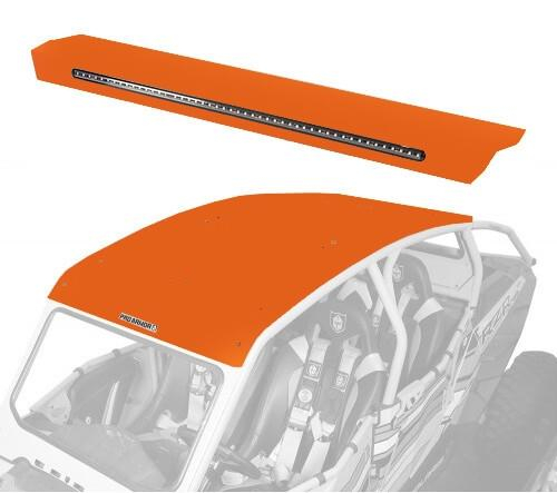 Pro Armor - Pro Armor Aluminum Roof with Integrated Rear Light Bar - Orange Madness - P144R123OM