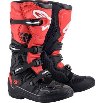 Alpinestars - Alpinestars Tech 5 Boots - 2015015-13-5 - Black/Red - 5