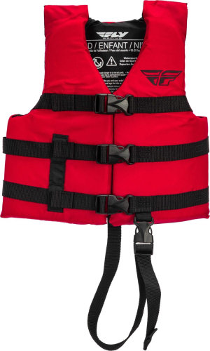 Fly Racing - Fly Racing Nylon Child Vest - 112224-100-001-20 - Red - 30-50 Lbs.