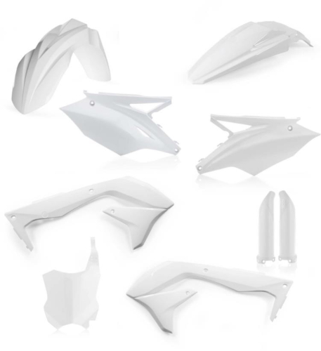 Acerbis - Acerbis Full Plastic Kit - White - 2685840002