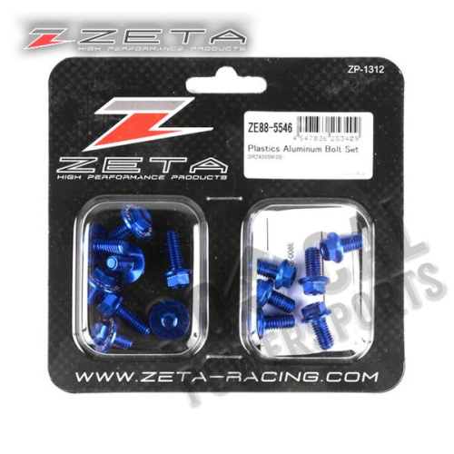 ZETA - ZETA Aluminum Body Bolt Kit - Blue - ZE88-5546