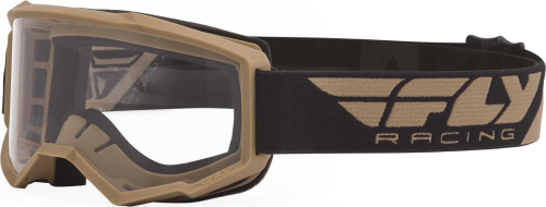 Fly Racing - Fly Racing Focus Youth Goggles (2021) - FLC-032 - Khaki - OSFM