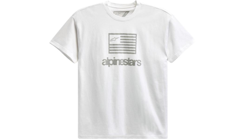 Alpinestars - Alpinestars Flag T-Shirt - 12137262020XXL - White - 2XL