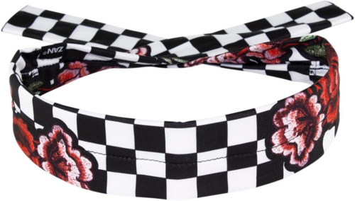 Zan Headgear - Zan Headgear Polyester Cooldanna - DP421 - Checkered Floral - OSFM