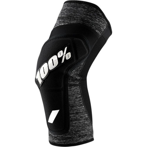 100% - 100% Ridecamp Knee Guards - 70001-00007 - Gray/Black - Large