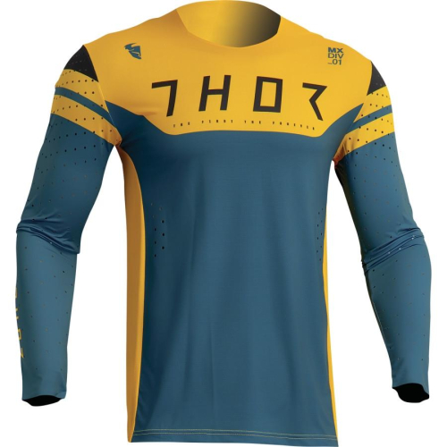 Thor - Thor Prime Rival Jersey - 2910-7029 - Teal/Yellow - Large