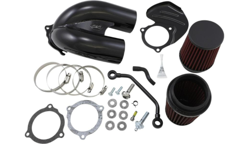 S&S Cycle - S&S Cycle Tuned Induction Air Cleaner - Gloss Black - 170-0567