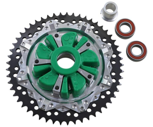 Alloy Art - Alloy Art Cush Drive Chain Sprocket with Machined Carrier - 53T - Black - G2CC53-31