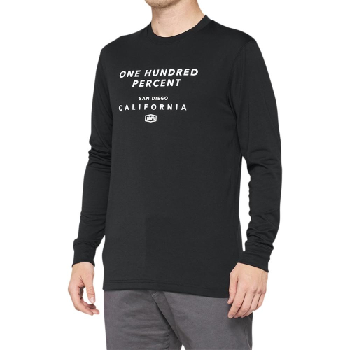 100% - 100% Throunn Long-Sleeve T-Shirt - 35022-001-11 - Black - Medium