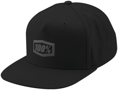 100% - 100% Enterprise Snapback Hat - 20064-395-01 - Black/Charcoal - OSFM