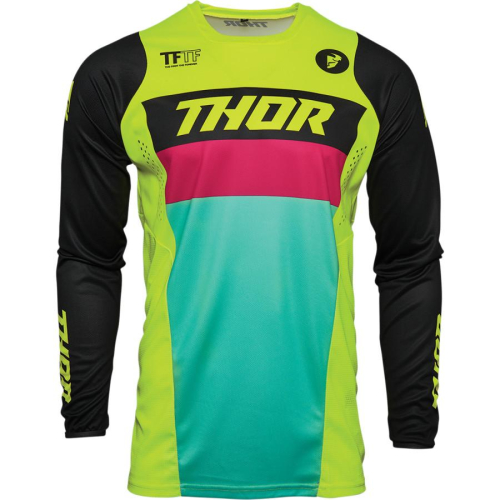 Thor - Thor Pulse Racer Youth Jersey - 2912-1870 - Acid/Black - Large