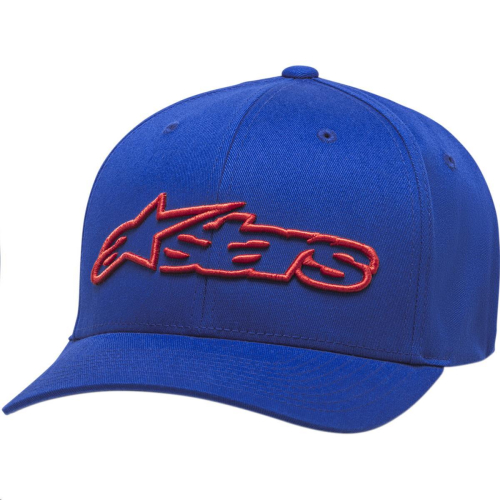 Alpinestars - Alpinestars Blaze Flexfit Hat - 1039810057230SM - Blue/Red - Sm-Md