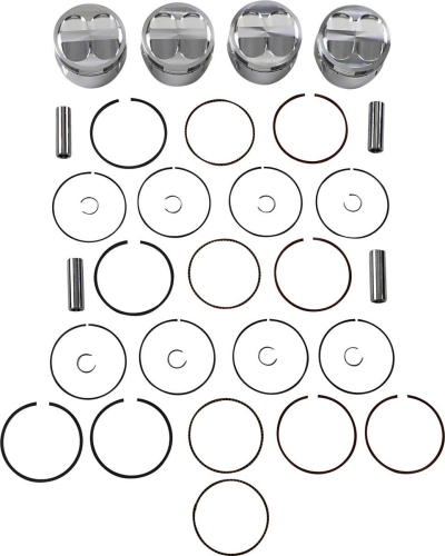 J.E. Pistons - J.E. Pistons Round Piston - 11.00mm Oversize to 83.00mm, 13.5:1 Compression - 130302