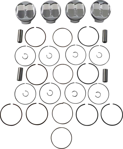 J.E. Pistons - J.E. Pistons FSR Piston - 2.00mm Oversize to Bore 67.50mm, 12.5:1 Compression - 221324