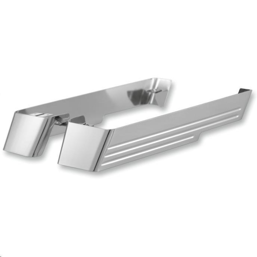 Cyclesmiths - Cyclesmiths Billet Saddlebag Extensions without Cutouts for Dual Exhaust - Chrome - 202-A