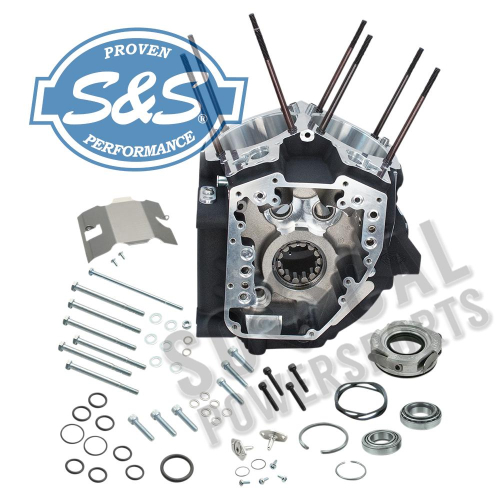 S&S Cycle - S&S Cycle Twin Cam Engine Cases - 4 1/4in. Bore with Stock Stud Pattern - 31-0181A