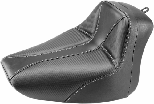 Saddlemen - Saddlemen Dominator Solo Seat with Backrest Option - Smooth SaddleHyde - 800-01-0042