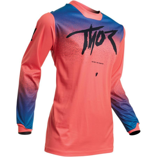 Thor - Thor Pulse Fader Womens Jersey - 2911-0190 - Coral - Large