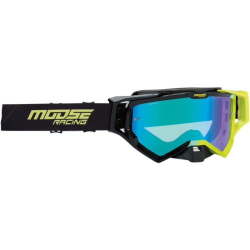 Moose Racing - Moose Racing XCR Hatch Goggles - 2601-2345 - Black/Hi-Viz - OSFM