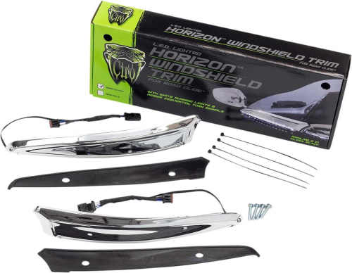 Ciro - Ciro Horizon LED Windshield Trim - Chrome LED - 11050