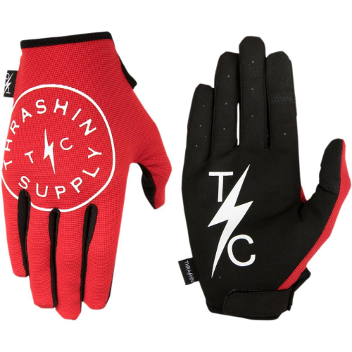 Thrashin Supply Company - Thrashin Supply Company Stealth Gloves - SV2-02-008 - Red - Small