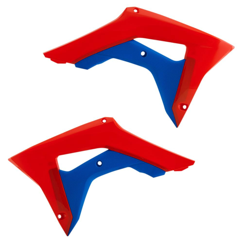 Acerbis - Acerbis Radiator Shrouds - Red/Blue - 2630661228