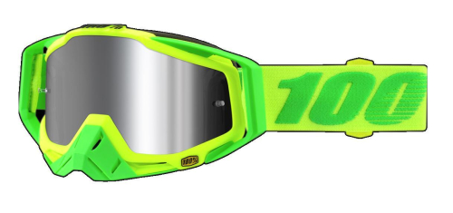 100% - 100% Racecraft Sour Soul Plus Goggles - 50120-112-02 - Sour Soul / Silver Flash Mirror - OSFM