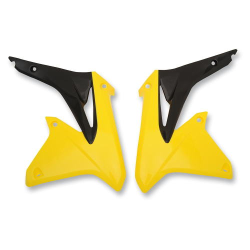 Cycra - Cycra Powerflow Intake Radiator Shrouds - Yellow - 1CYC-1869-55