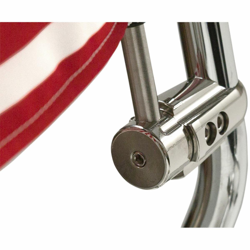 Pro Pad - Pro Pad Flag Mount with USA Flag for .765in. Vertical Round Bar with Quick Release - 13in. Pole - RFM-RDSB765IN15