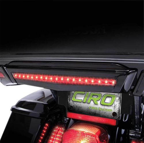 Ciro - Ciro Center Brake Light for Tour-Pak - Black - 40005