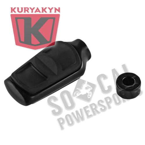 Kuryakyn - Kuryakyn Kinetic Shift and Brake Peg - Gloss Black - 7655