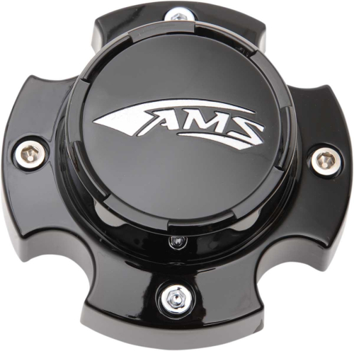 AMS - AMS Center Cap for Slingshot Tire/Wheel Kit - Machined Black - BNA-8AB