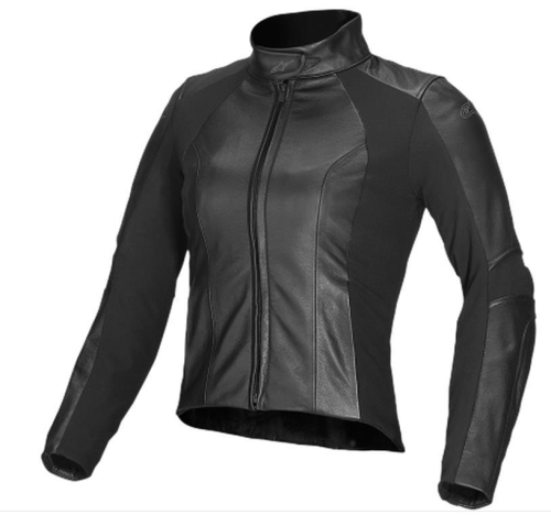 Alpinestars - Alpinestars Stella Vika Leather Womens Jacket - 3115514-10-42 - Black - 6