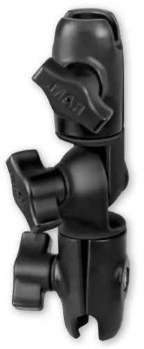 RAM Mounts - RAM Mounts Double Socket Arm with Swivel - 5in. - RAM-B-200-2