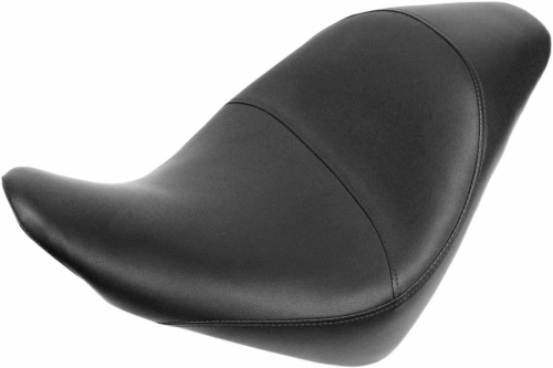 Saddlemen - Saddlemen Renegade Deluxe Solo Seat with Pillion Pad - Plain - Black - H10-20-002