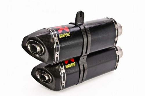 Akrapovic - Akrapovic Slip-On Line Dual Exhaust - Carbon Fiber Mufflers - S-D10SO6-ZC