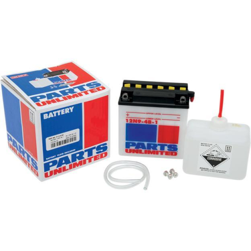 Parts Unlimited - Parts Unlimited 12V Conventional Battery Kit - 12N24-3-FP