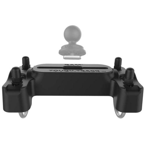 RAM Mounts - RAM Mounts Tough Track Mount System - 4in. - Black - RAP-TRACK-B7HU