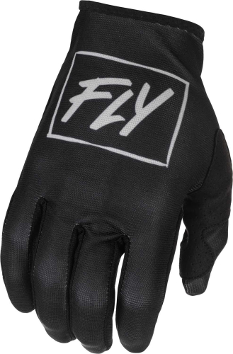 Fly Racing - Fly Racing Lite Gloves - 375-710M - Black/Gray - Medium