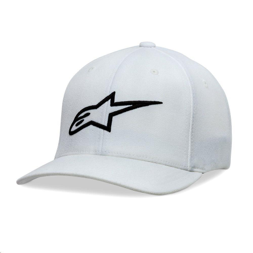 Alpinestars - Alpinestars Ageless Curve Hat - 1017-81010-2010-LG/X - White/Black - Lg-XL