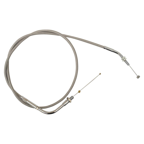 Barnett - Barnett Stainless Clear-Coated Throttle Push Cable - 102-90-40003