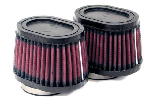 K&N Engineering - K&N Engineering Universal Oval Tapered Air Filter - Rubber End Cap - RU-0982